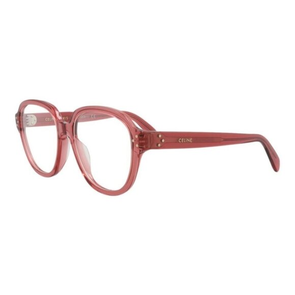 Celine Womens Round/Oval Pink Pink Transparent Fashion Designer Eyewear - Picture 1 of 4